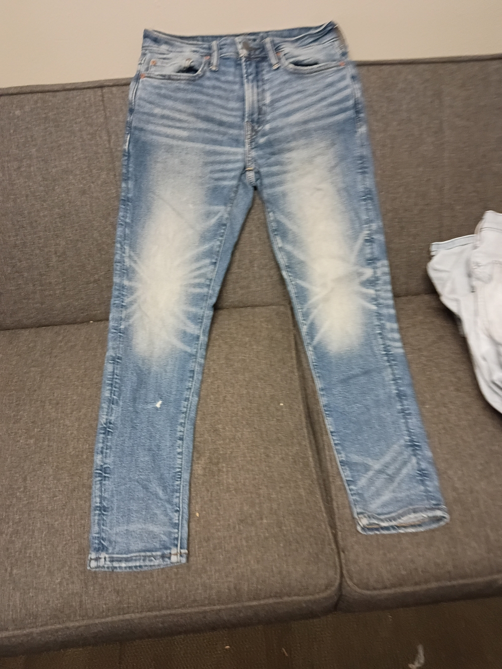 American Eagle Outfitters Women's Light Blue Skinny Jeans